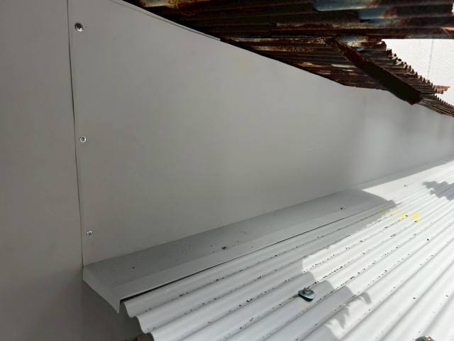 板金取り付け　完了